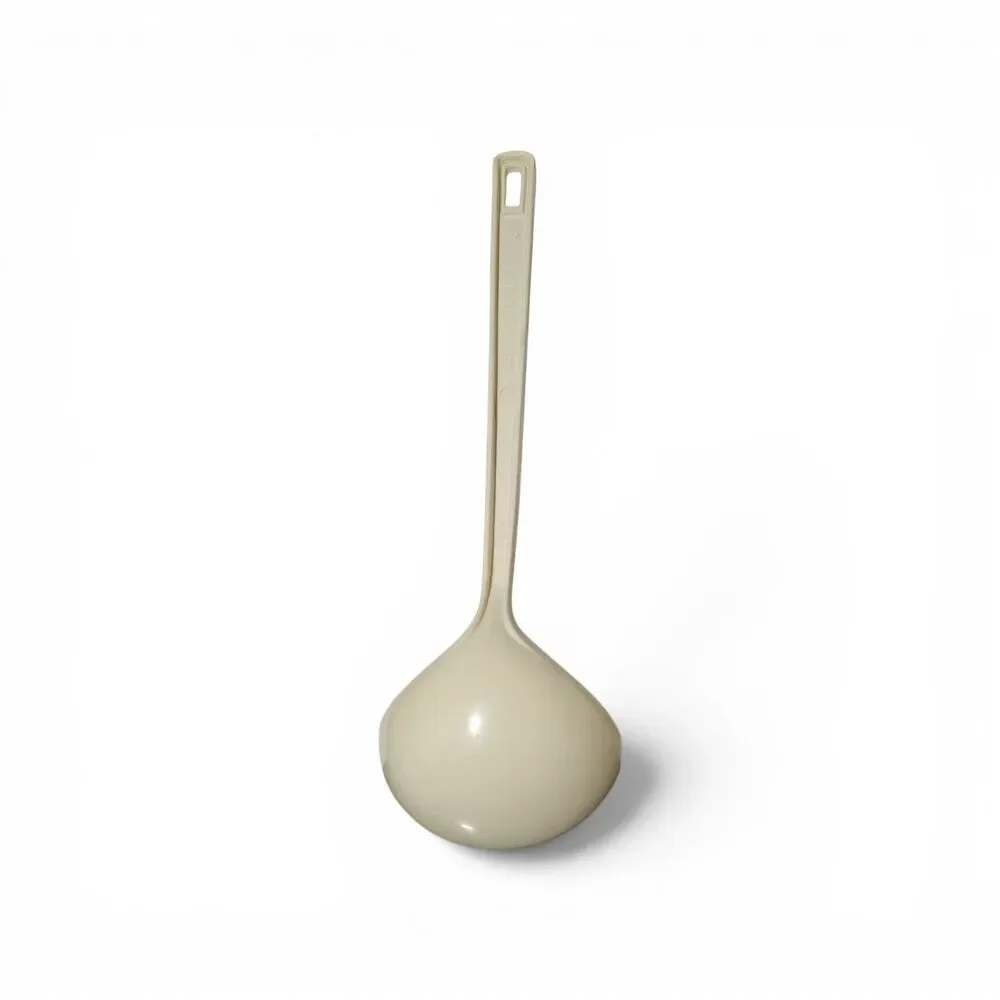 Vintage EKCO USA Beige Nylon Ladle Spoon 11.5” Kitchen Utensil Dishwasher Safe